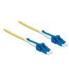 Delock - Netzwerkkabel - LC Single-Modus (M) zu LC Single-Modus (M) - 2 m - Glasfaser - 9 / 125 Mikrometer - OS2 - halogenfrei, Uniboot - Gelb