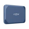 Crucial X10 - SSD - verschlüsselt - 2 TB - extern (tragbar) - USB 3.2 Gen 2x2 (USB-C Steckverbinder) - 256-Bit-AES - Matte Blue