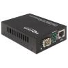 Delock Medienkonverter 10 / 100 / 1000Base-T zu 100 / 1000Base-X SFP