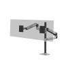 LX Dual Stacking Arm, Tall Pole, Black Accents, Polished