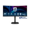 Philips 34B2U3600C - 3000 Series - LED-Monitor - gebogen - 86 cm (34") - 3440 x 1440 WQHD @ 120 Hz - VA - 3500:1 - HDMI, DisplayPort, USB-C - Lautsprecher - Textured Black