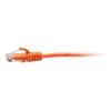 C2G 25ft (7.6m) Cat6a Snagless Unshielded (UTP) Slim Ethernet Network Patch Cable - Orange - Patch-Kabel - RJ-45 (M) zu RJ-45 (M) - 7.6 m - 4.8 mm - UTP - CAT 6a - geformt, ohne Haken - orange