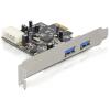 Delock PCI Express card > 2x USB 3.0 - USB-Adapter - PCIe - USB 3.0 x 2
