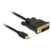 Kabel mini Displayport 1.1 Stecker > DVI 24+1 Stecker 5 m