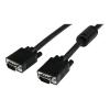 StarTech.com 2m VGA HD15 Koaxial Monitorkabel - St / St - VGA-Kabel - HD-15 (VGA) (M) zu HD-15 (VGA) (M) - 2 m - geformt - Schwarz