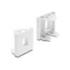 Delock - Easy 45 - Keystone-Modulträger - 45 x 45 mm - 1 Modul - weiß