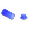 Delock - Staubschutz für Anschluss - für solar männliche und weibliche Stecker, Silikon, 2-teilig - Blau (Packung mit 10)