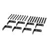 APC NetShelter - Rack Bracket - Schwarz (Packung mit 8)