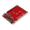 StarTech.com M.2 auf U.2 Adapter - für 1x M.2 NVMe SSD - U.2 (SFF-8639) Host Interface - SSD M.2 - NVME M.2 SSD - M.2 PCIe SSD - M.2 Drive - Schnittstellenadapter - M.2 - M.2 Card - U.2 - Rot