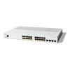 Cisco Catalyst 1200-24P-4G - Switch - L3 - Smart - 24 x 10 / 100 / 1000Base-T + 4 x 10 Gigabit SFP+ - an Rack montierbar - PoE+ (195 W)