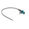 Delock - Antennenkabel - FAKRA Z-Anschluss zu ohne Stecker - 20 cm - 1.13 mm - Koax
