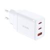 D-Link DCP-651 - Netzteil - GaN - 65 Watt - 5 A - PD 3.0, QC 4.0 - 3 Ausgabeanschlussstellen (2 x USB-C, USB Typ A)
