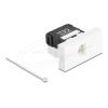 D-Typ RJ45 Kabel Stecker zu Buchse Cat.5e UTP, Netzwerk