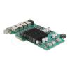 Delock PCI Express x4 Netzwerkkarte Gigabit LAN 4 x RJ45 mit PoE+ i350