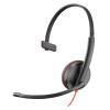 Poly Blackwire 3215 - Headset - On-Ear - kabelgebunden - 3,5 mm Stecker - Schwarz - Zertifiziert für Skype für Unternehmen, optimiert für UC, Avaya Certified, Cisco Jabber Certified