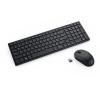 Dell Pro Compact Silent Keyboard and Mouse - KM555 - Tastatur-und-Maus-Set - kabellos - 2.4 GHz, Bluetooth 5.1 - AZERTY - Französisch - Schwarz - mit 3 years NBD Advance Exchange