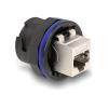 Delock RJ45 Cat.6A Einbaubuchse / Kupplung schwarz
