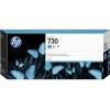 HP 730 - 300 ml - mit hoher Kapazität - Cyan - original - DesignJet - Tintenpatrone - für DesignJet T1700, T1700 PostScript, T1700dr, T1700dr PostScript