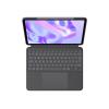Logitech Combo Touch - Tastatur und Foliohülle - mit Trackpad - hinterleuchtet - Apple Smart connector - QWERTY - US International - Graphite - für Apple 13-inch iPad Pro (M4)