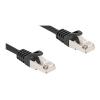 Delock Kabel RJ50 Stecker zu RJ50 Stecker S / FTP 0,25 m schwarz