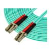 StarTech.com 10 m LC auf LC OM4 Multimode Glasfaserkabel, LWL Patchkabel - Patch-Kabel - LC Multi-Mode (M) zu LC Multi-Mode (M) - 10 m - 10 m - Glasfaser - Duplex - 50 / 125 Mikrometer - OM4 - Aquamarin