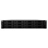 Synology RackStation RS3618XS - NAS-Server - 12 Schächte - Rack - einbaufähig - SATA 6Gb / s - RAID RAID 0, 1, 5, 6, 10, JBOD, RAID F1 - RAM 8 GB - Gigabit Ethernet - iSCSI Support - 2U