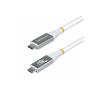 StarTech.com - USB-Kabel - USB-C (M) zu USB-C (M) - USB4 / Thunderbolt / DisplayPort 2.1 - 151.33 cm - 4K120Hz Unterstützung, 8K60Hz Unterstützung, erweiterter Leistungsbereich (EPR), Unterstützung für Power Delivery 3.1 - weiß