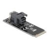 Delock Adapter M.2 Key M zu SFF-8643 NVMe 2260