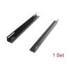 Delock - Rack Bracket - 450 x 40 mm - Seite - Schwarz - 48.3 cm (19") (Packung mit 2)