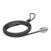 Compulocks T-bar Security Keyed Cable Lock - Sicherheitskabelschloss - 1.83 m - für Compulocks BrandMe VESA Brandable Floor Stand For Tablets White, iPad 10, Space Rise