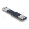 Delock - USB-Adapter - USB (M) zu USB (W) - bis zu 10 Gbps Datentransferrate