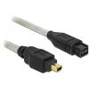 Delock - IEEE 1394-Kabel - FireWire 800 (M) zu FireWire, 4-polig (M) - 2 m