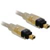 Delock - IEEE 1394-Kabel - FireWire, 4-polig (M) zu FireWire, 4-polig (M) - 2 m