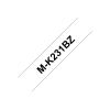 Brother M-K231BZ - Schwarz auf Weiß - Rolle (1,2 cm x 8 m) 1 Kassette(n) Etikettenband - für P-Touch PT-55, PT-65, PT-75, PT-80, PT-85, PT-90, PT-BB4