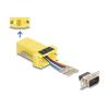 Keystone Modul RJ45 Buchse Cat.6A STP 4 Stück, Netzwerk Einbau, Funk Netzwerk