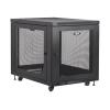 Eaton Tripp Lite Series 12U Rack Enclosure Server Cabinet Doors & Sides 300lb Capacity - Schrank Netzwerkschrank - Schwarz - 12U - 48.3 cm (19")