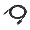 Targus - USB-Kabel - USB-C (M) zu USB-C (M) schraubbar - 1.8 m - Schwarz - für P / N: DOCK191USZ, DOCK430EUZ, DOCK430USZ