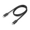 Lenovo - Thunderbolt-Kabel - USB-C (M) zu USB-C (M) - Thunderbolt 4 - 70 cm - 8K60Hz Unterstützung, 4K60Hz-Unterstützung - Schwarz