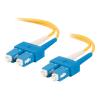 C2G SC-SC 9 / 125 OS1 Duplex Singlemode PVC Fiber Optic Cable (LSZH) - Patch-Kabel - SC Single-Modus (M) zu SC Single-Modus (M) - 1 m - 1 m - Glasfaser - Duplex - 9 / 125 Mikrometer - OS1 - halogenfrei - Gelb