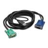 Cable / KVM / Type A Male USB / HD-15 Male / VGA-72 USB