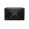 HPE ProLiant MicroServer Gen11 Smart Choice Modell, Pentium G7400 (3.7GHz / 2c / 4t), 1x 16GB, Intel VROC SATA SW RAID, 4x NHP LFF Slots, 1x 1TB SATA HDD (801882-B21), 4x 1G RJ45 (BCM5719), iLo6 Kit, ext. 180W Netzteil, Garantie 1-1-1