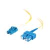 C2G LC-SC 9 / 125 OS1 Duplex Singlemode PVC Fiber Optic Cable (LSZH) - Patch-Kabel - SC Single-Modus (M) zu LC Single-Modus (M) - 10 m - 10 m - Glasfaser - Duplex - 9 / 125 Mikrometer - OS1 - halogenfrei - Gelb