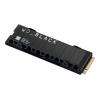 WD_BLACK SN850X NVMe SSD WDBB9H0080BNC - SSD - 8 TB - intern - M.2 2280 - PCIe 4.0 (NVMe) - integrierter Kühlkörper