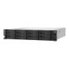 QNAP TS-H1277AXU-RP - NAS-Server - 12 Schächte - Rack - einbaufähig - SATA 6Gb / s - RAID 0, 1, 5, 6, 10, 50, 60, JBOD - RAM 16 GB - 2.5 Gigabit Ethernet / 10 Gigabit Ethernet - iSCSI Support - 2U