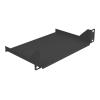 Delock - Rack - Regal - Schwarz - 1U - 25.4 cm (10")