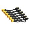 Kabel / 230V / 16A / C19-C20 / 0,6m / 6St.