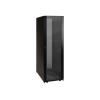 Eaton Tripp Lite Series 42U Rack Enclosure Server Cabinet Door & Sides w / Acrylic Window - Schrank Netzwerkschrank - Schwarz - 42HE - 61 cm - mit Vordertür aus Plexiglas, belüftete Türen hinten, Seitenpaneele