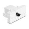 Delock - Easy 45 - Einrastmodul - diagonal, 8K 60Hz - HDMI - einfach - weiß