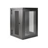 Eaton Tripp Lite Series 18U Wall Mount Rack Enclosure Server Cabinet Deep Acrylic Window - Schrank Netzwerkschrank - geeignet für Wandmontage - Schwarz - 18U - 48.3 cm (19")
