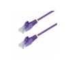 StarTech.com 10m Purple Slim CAT6 Ethernet Cable, Snagless, 28AWG, LSZH - Patch-Kabel - RJ-45 (M) zu RJ-45 (M) - 10 m - 3.6 mm - UTP - CAT 5 / 5e / 6 - IEEE 802.3bt - halogenfrei, ohne Haken, stabiler Kupfer - lila